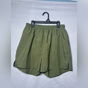 Soffe Olive Green Women's Athletic Shorts